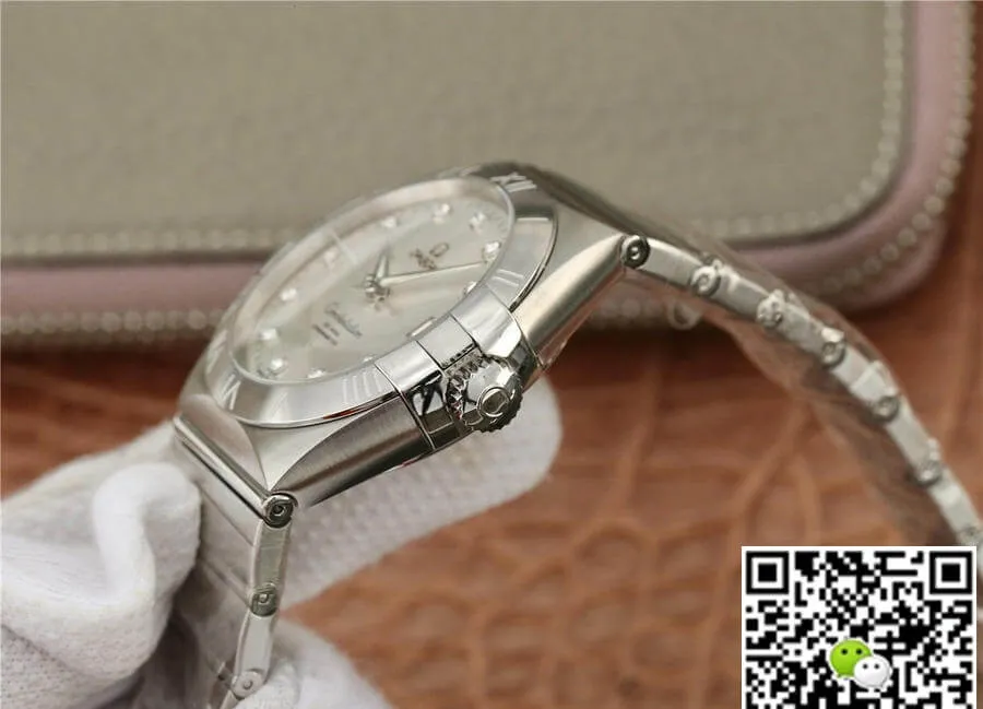 Omega Constellation 123.10.38.21.52.001 VS Factory 1:1 Best Edition Replica Watch Silver Case